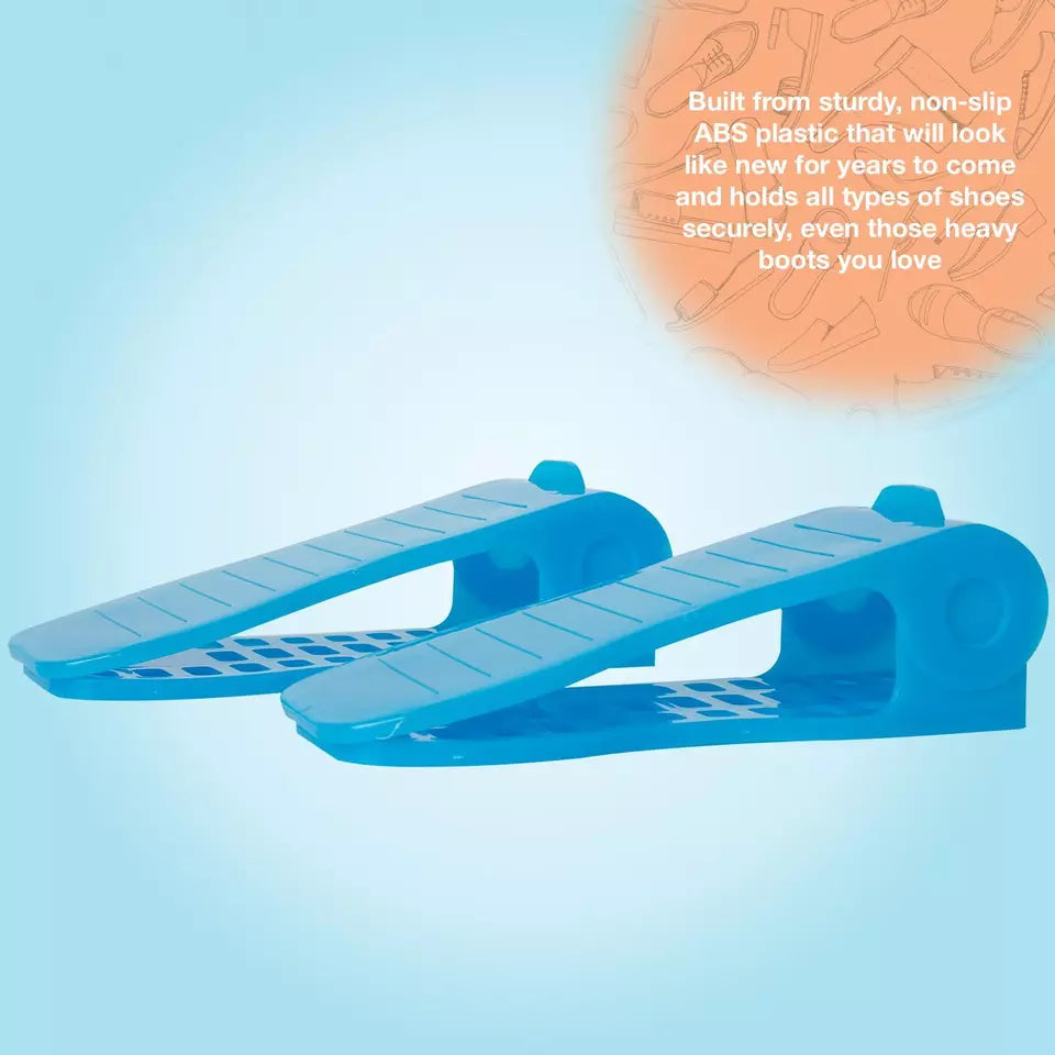 Adjustable Shoe Organizer pack of 2