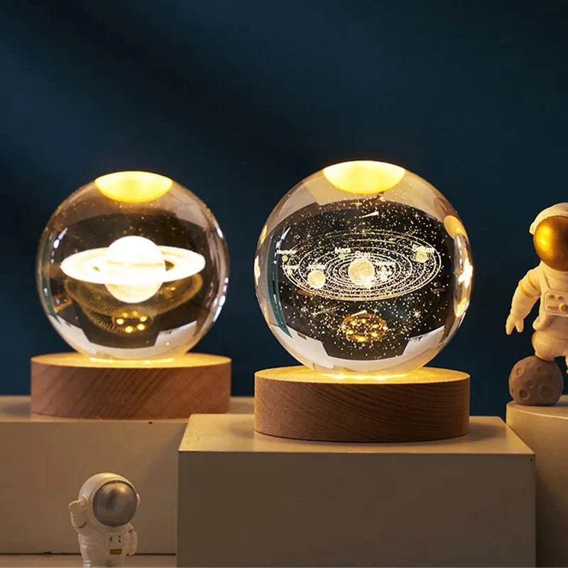 Astronomy 3D Crystal Ball with LED