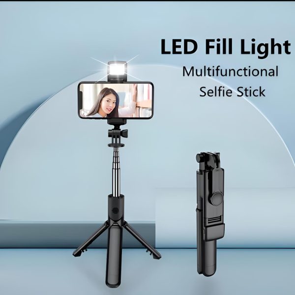 4 in 1 tripod selfie stick