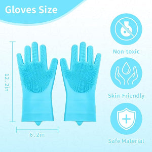 Silicone washable gloves